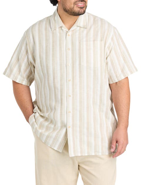 Big & Tall Striped Sport Shirt