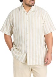 O'Neill Big & Tall Striped Sport Shirt