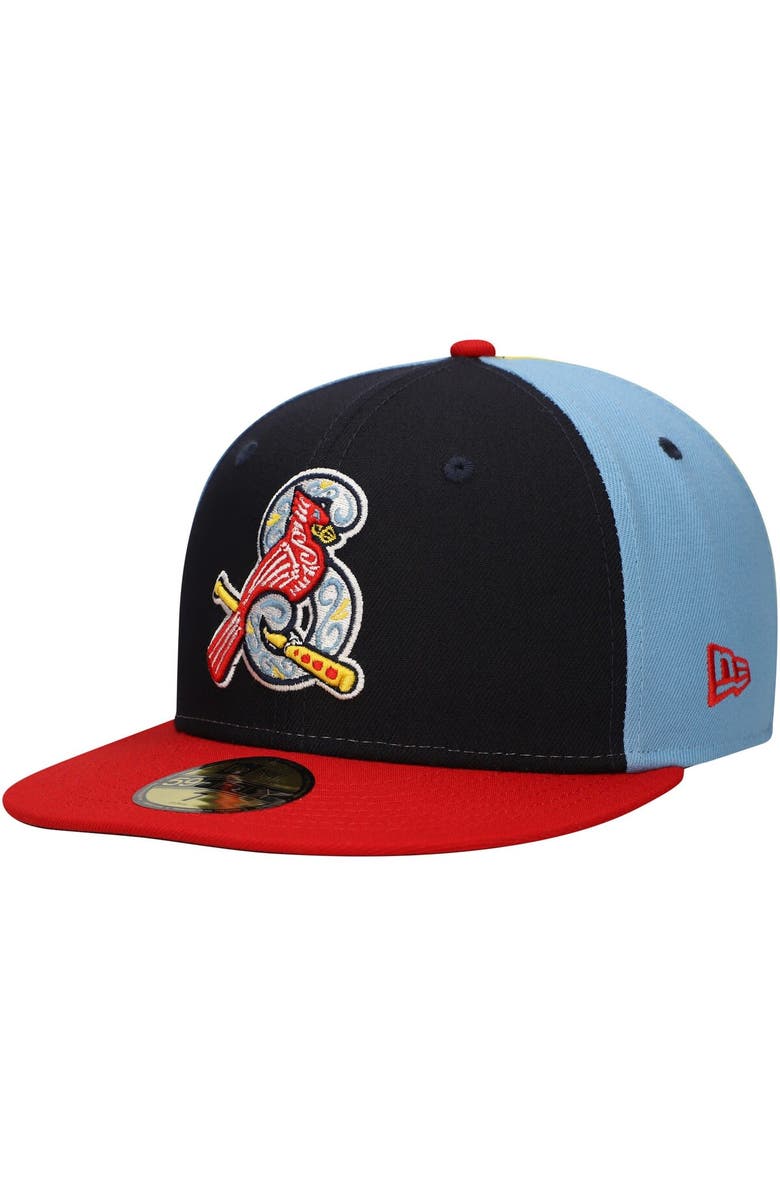New Era Men's New Era Navy Cardenales de Springfield Copa de la Diversión 59FIFTY Fitted Hat, Main, color, Navy