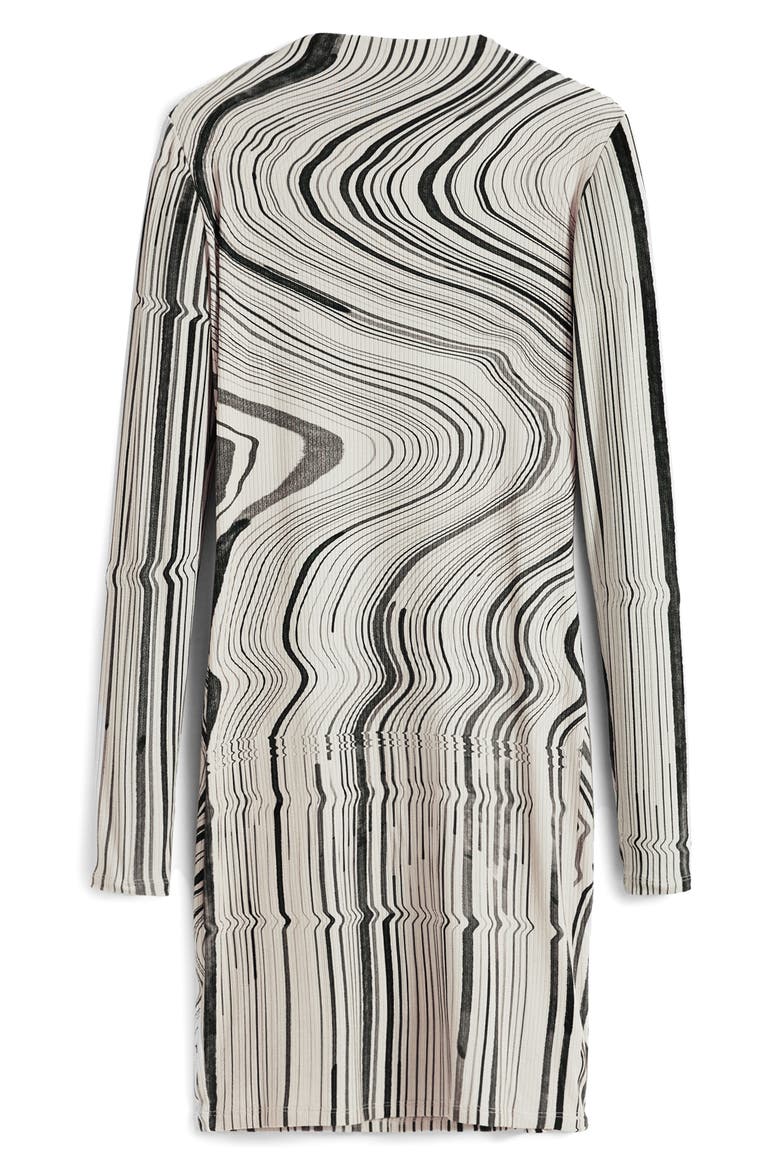 Long Sleeve Sheath Dress, Alternate, color, WHITE