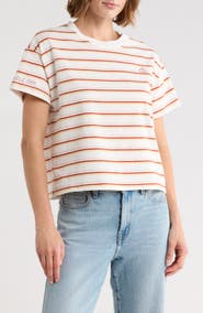 Scotch & Soda Boxy Yarn Dye Stripe T-Shirt