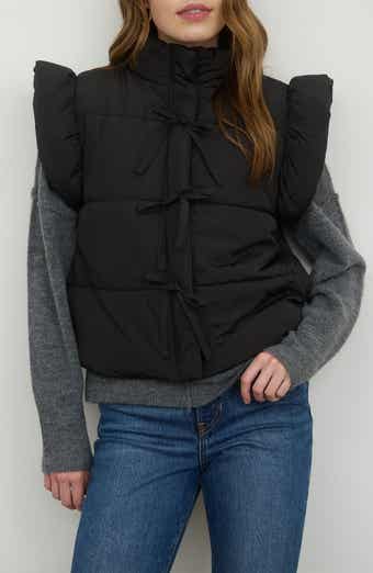 Blu Pepper Bow Puffer Vest