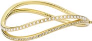 Ted Baker Wavie Faux Pearl & Crystal Hinged Bangle