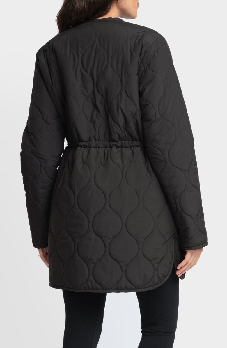 Seraphine Chrissy Reversible Quilted Maternity & Babywearing Jacket, Alternate, color, 