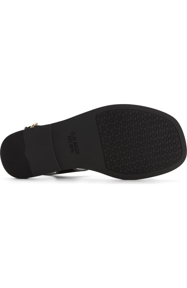 G.H.BASS Palmer Ankle Strap Sandal, Alternate, color, Black