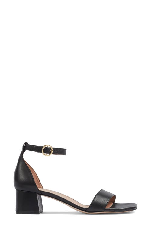 Lk Bennett Nanette Ankle Strap Sandal In Black