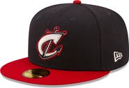 New Era Men's New Era Navy Columbus Clippers Authentic Collection 59FIFTY Fitted Hat