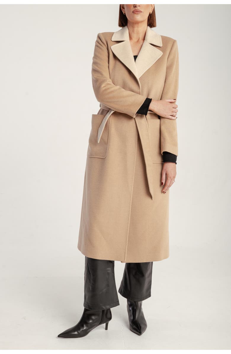 1982 Cashmere Belted Wrap Coat, Alternate, color, V1_camel_cream