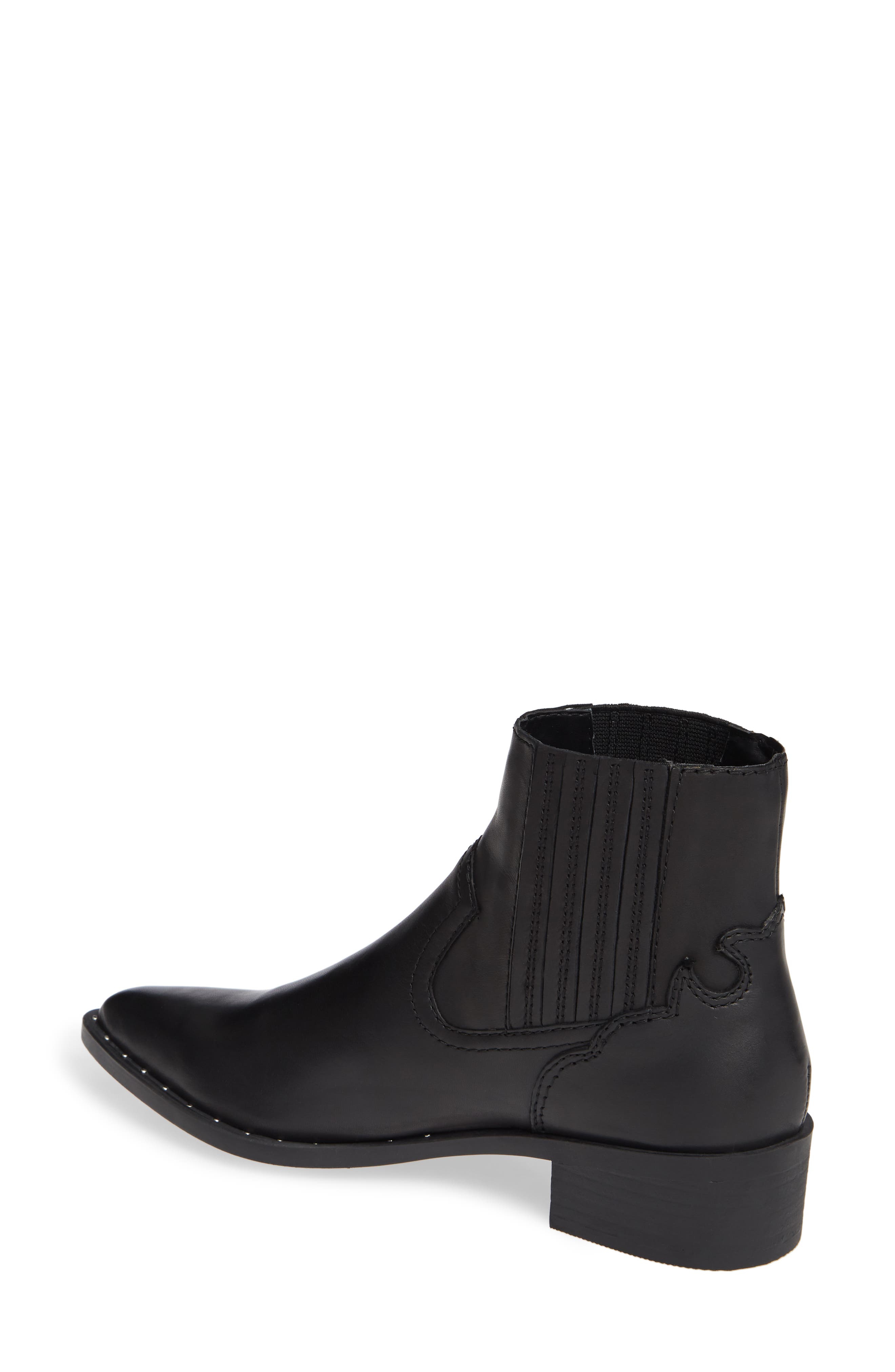 Juke Bootie, Alternate, color, BLACK LEATHER