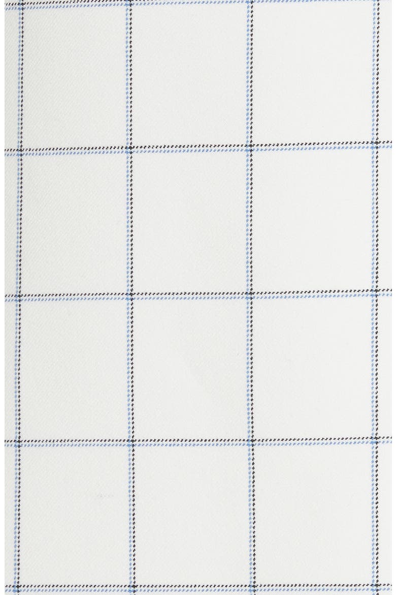 Windowpane Plaid A-Line Skirt, Alternate, color, IVORY MULTI