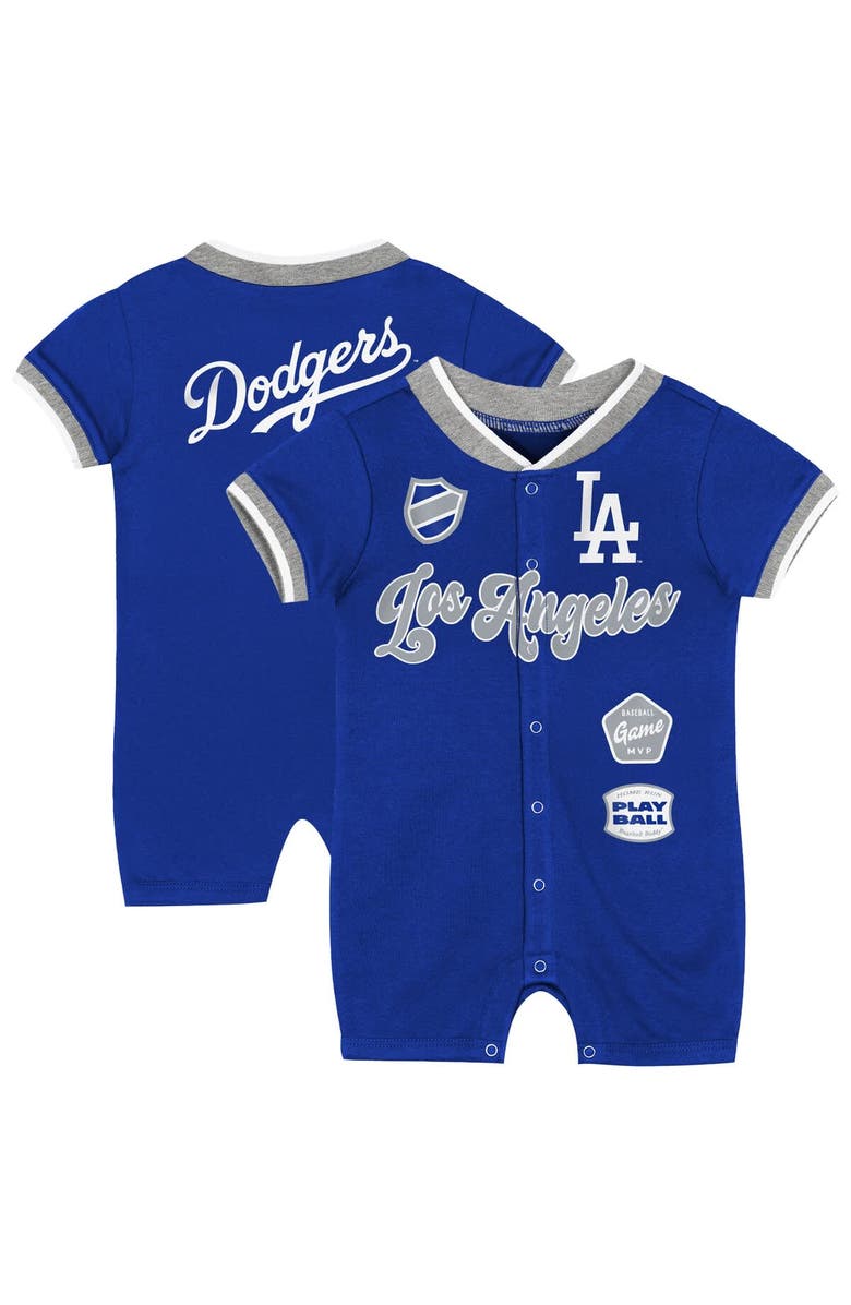 Outerstuff Newborn Outerstuff Royal Los Angeles Dodgers Pinch Coverall, Main, color, Royal