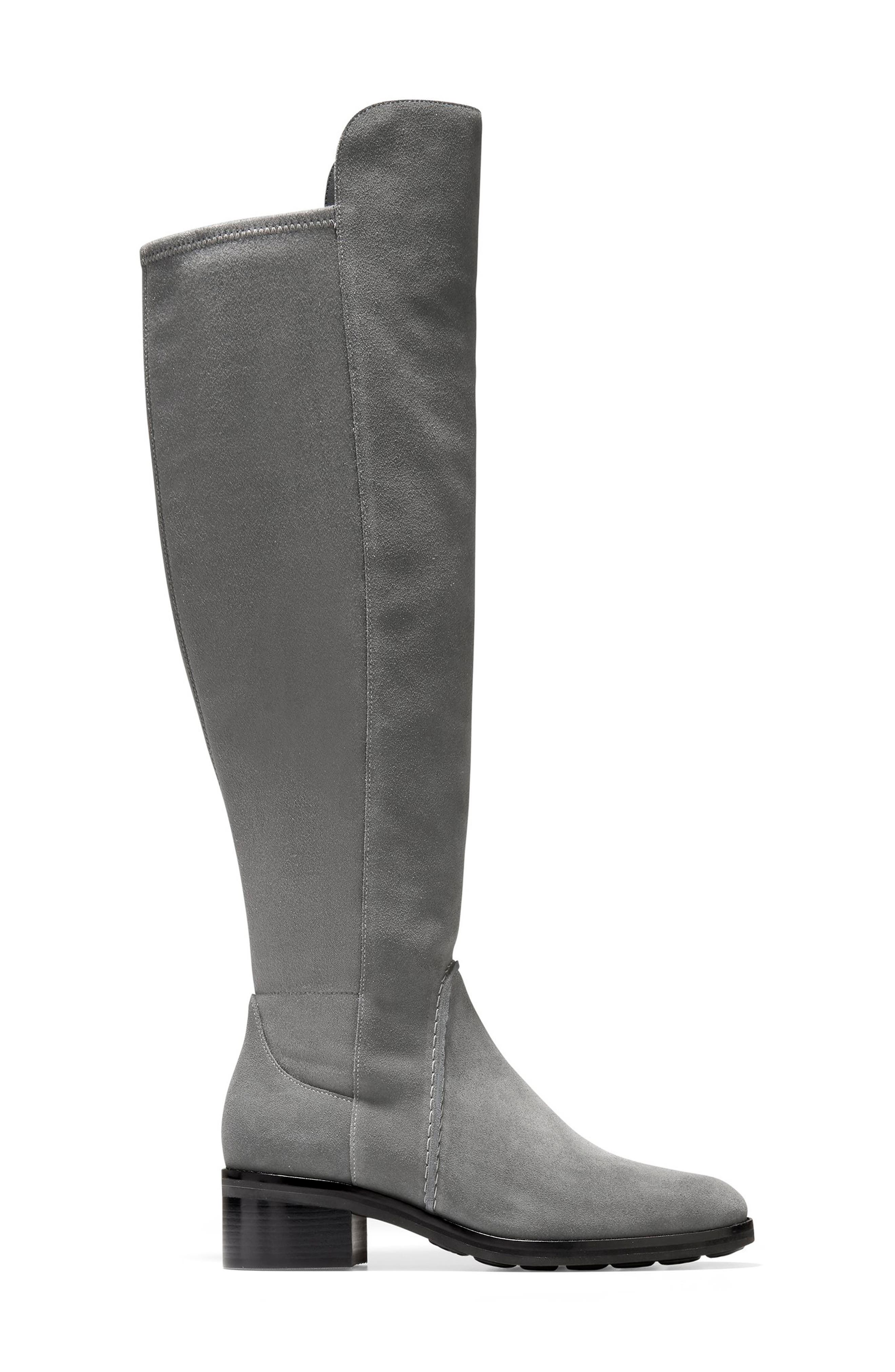 Calgary Water Resistant Over the Knee Boot, Alternate, color, MAGNET SUEDE