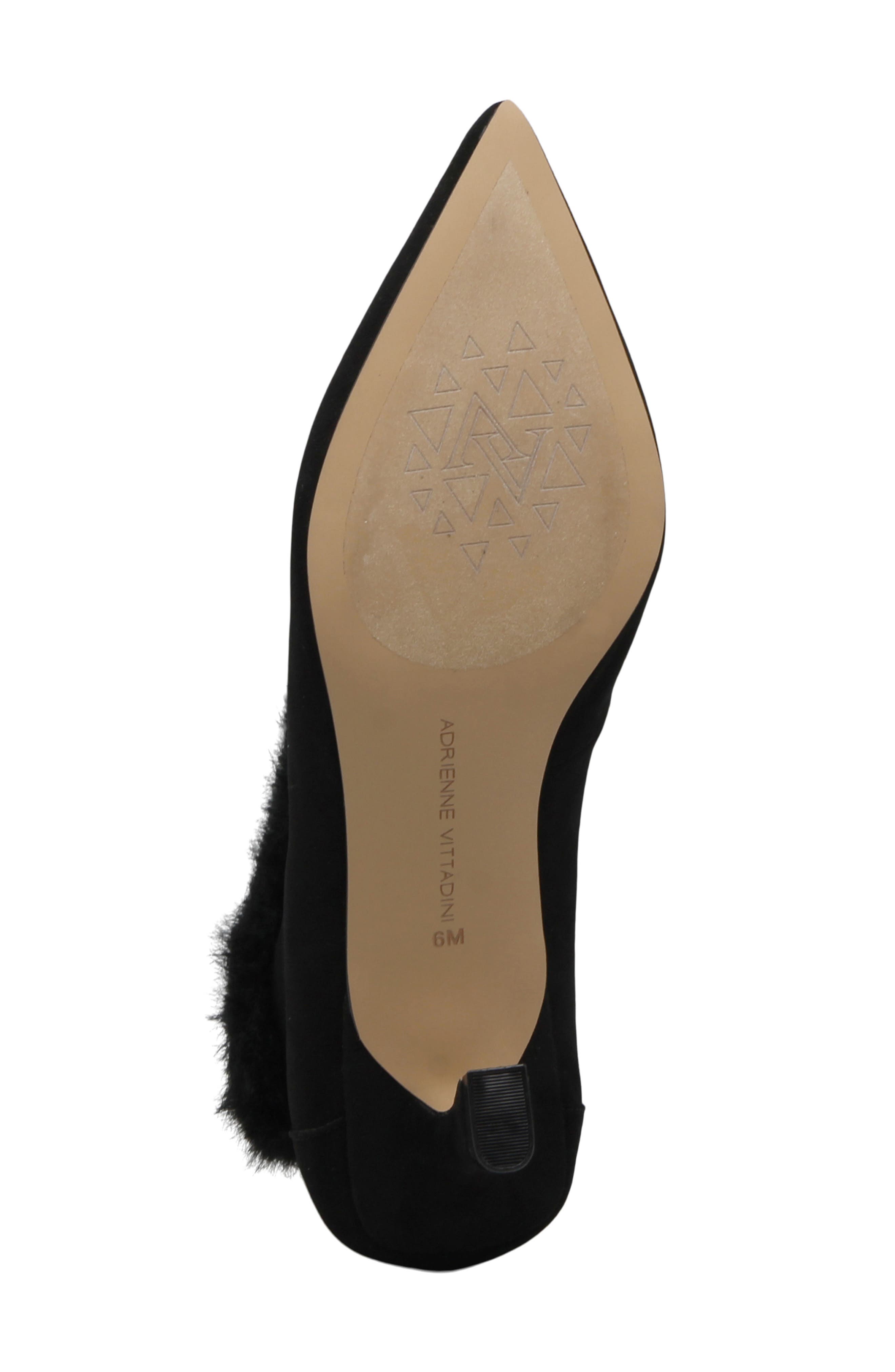 Sophia Faux Fur Bootie, Alternate, color, BLACK MS