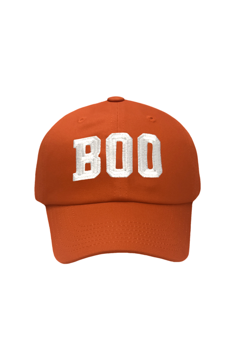 BOO Halloween Twill Bow Baseball Hat