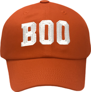 Bits & Bows BOO Halloween Twill Bow Baseball Hat