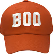 Bits & Bows BOO Halloween Twill Bow Baseball Hat