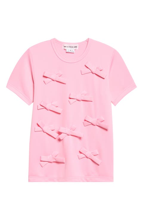 Bow Appliqué T-Shirt