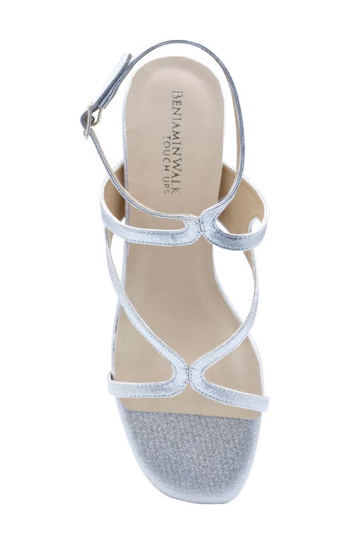 Touch Ups Cora Ankle Strap Sandal In Silver