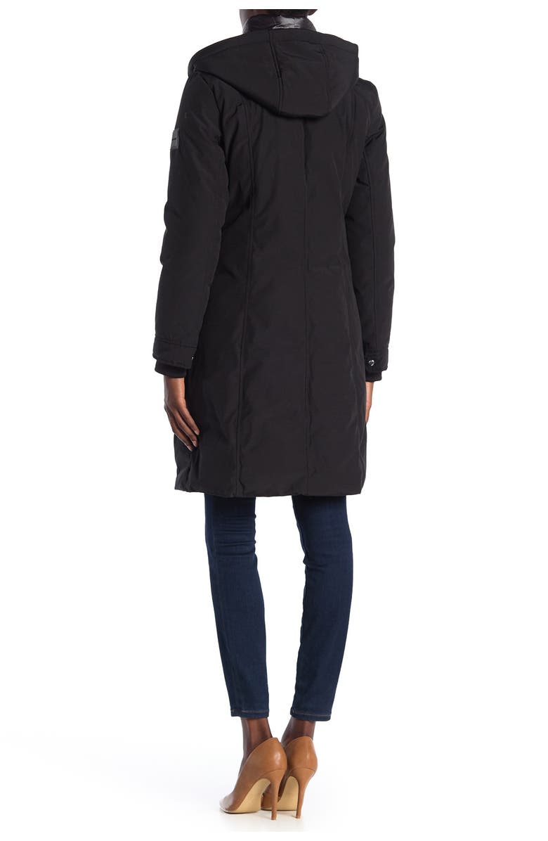 Nine West Removable Faux Fur Trimmed Hooded Parka, Alternate, color,