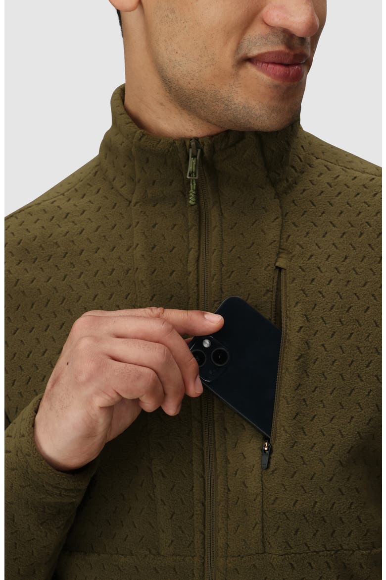 Trail Mix XT Fleece Jacket, Alternate, color, DARK OLIVE
