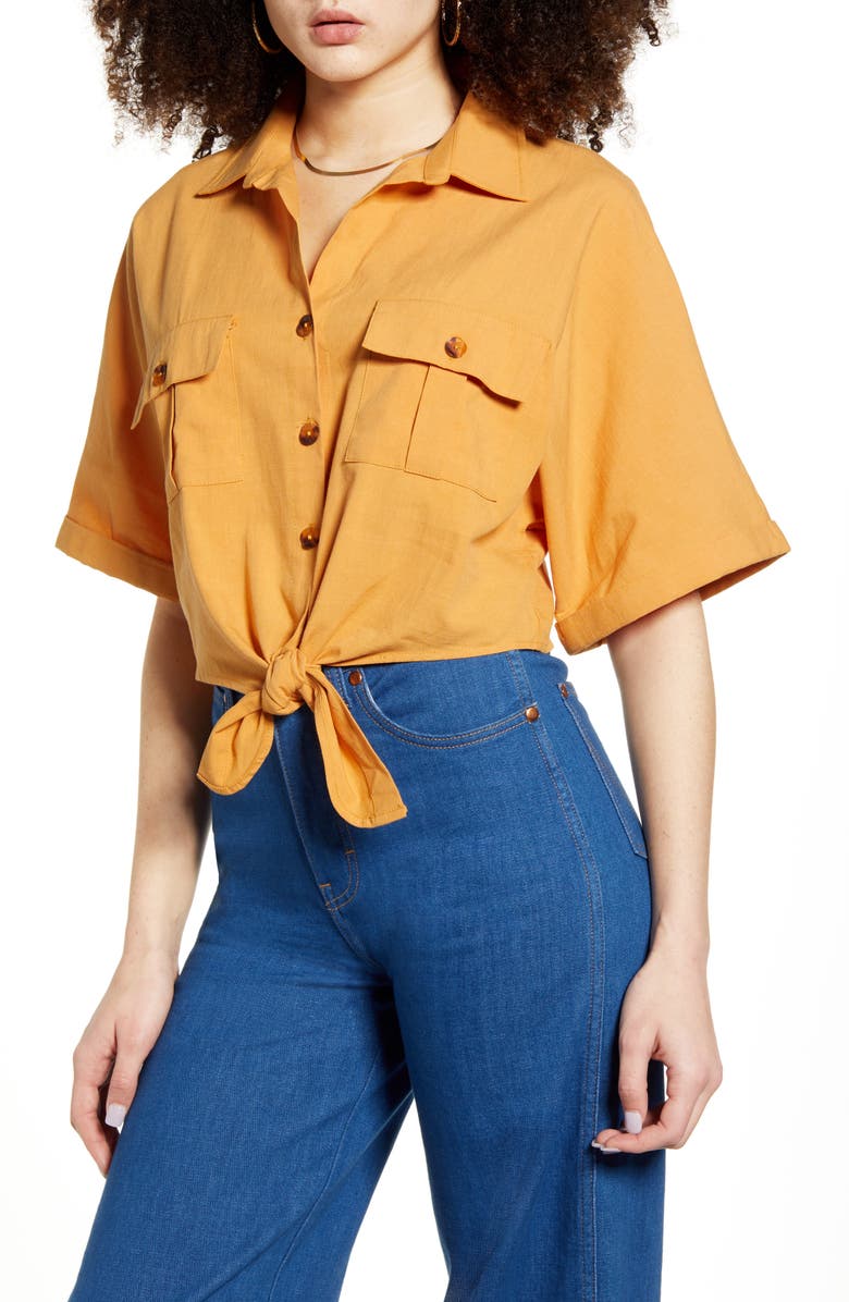 Band of Gypsies Tucson Button Front Top, Main, color, 