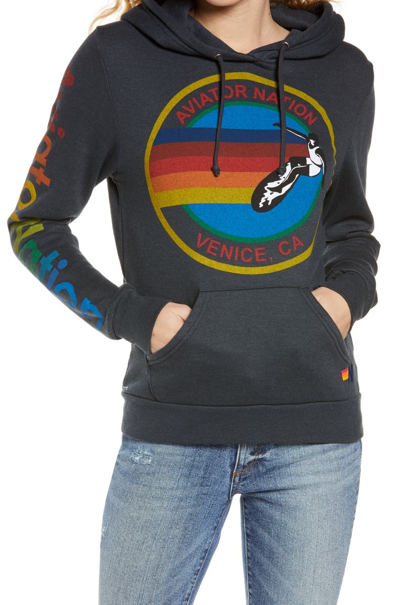 Aviator Nation Pullover Hoodie, Main, color, 
