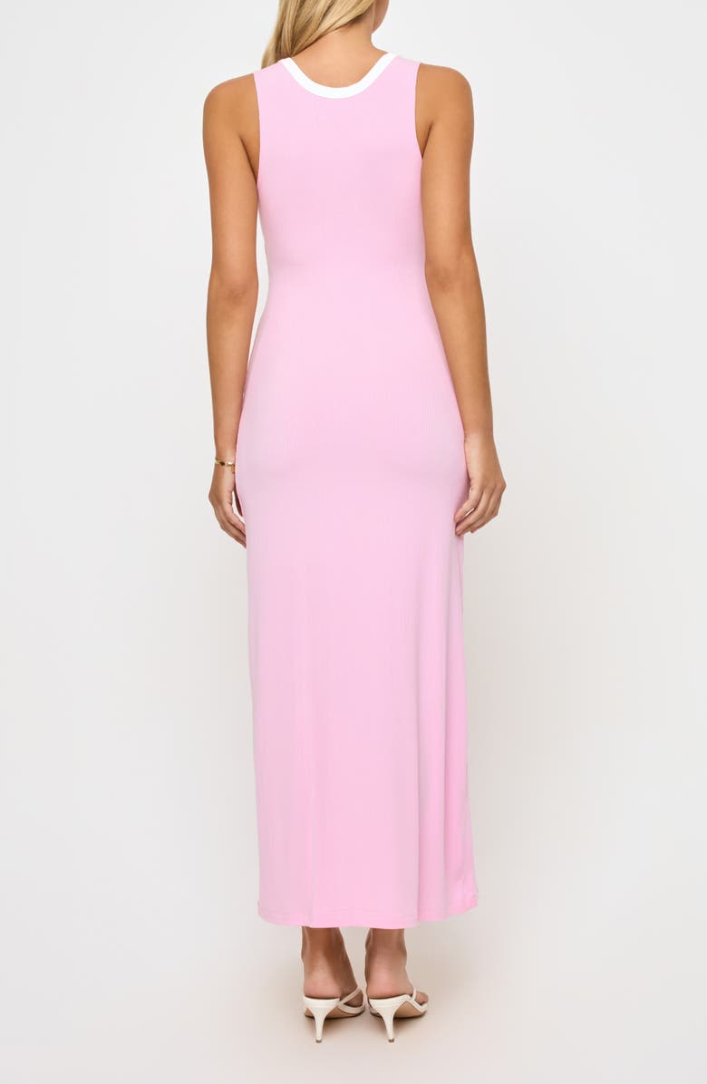LSPACE Steph Cutout Cover-Up Midi Dress, Alternate, color, Rosewater