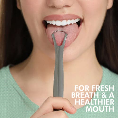 Pursonic Stainless Steel Tongue Cleaner 2 Pack In Silver
