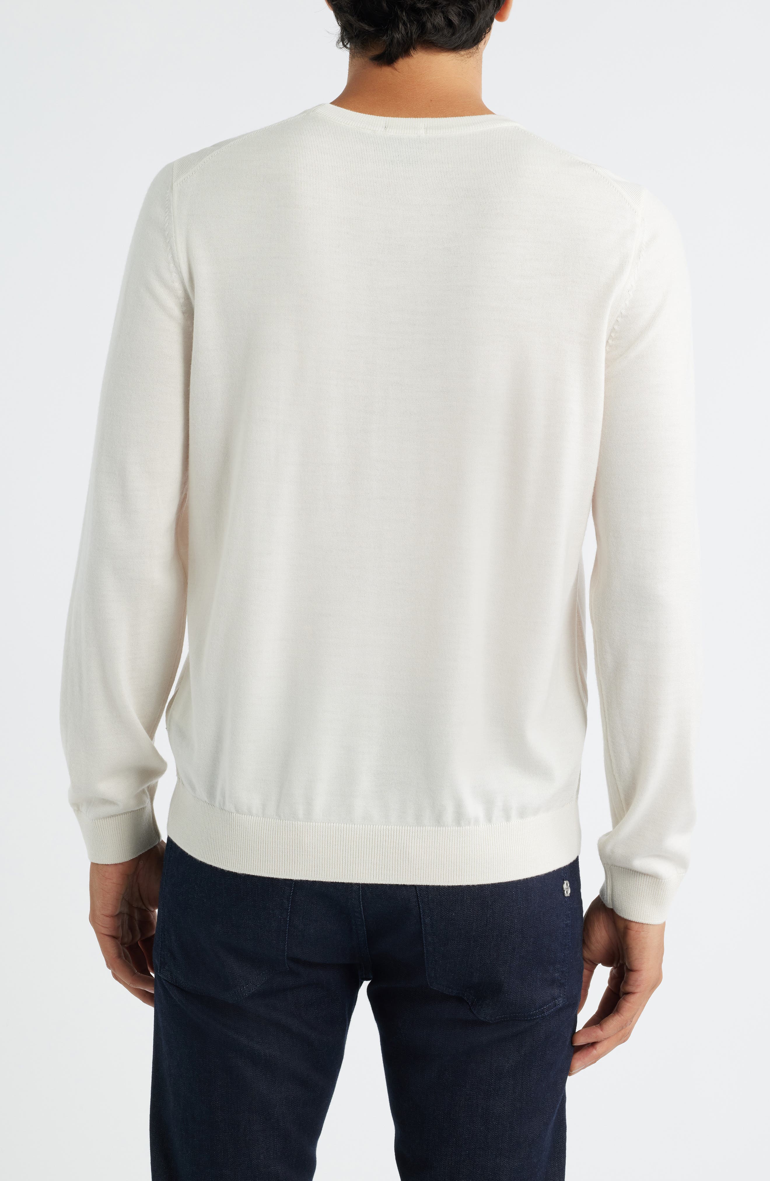 Leno Virgin Wool Crewneck Sweater - image 4