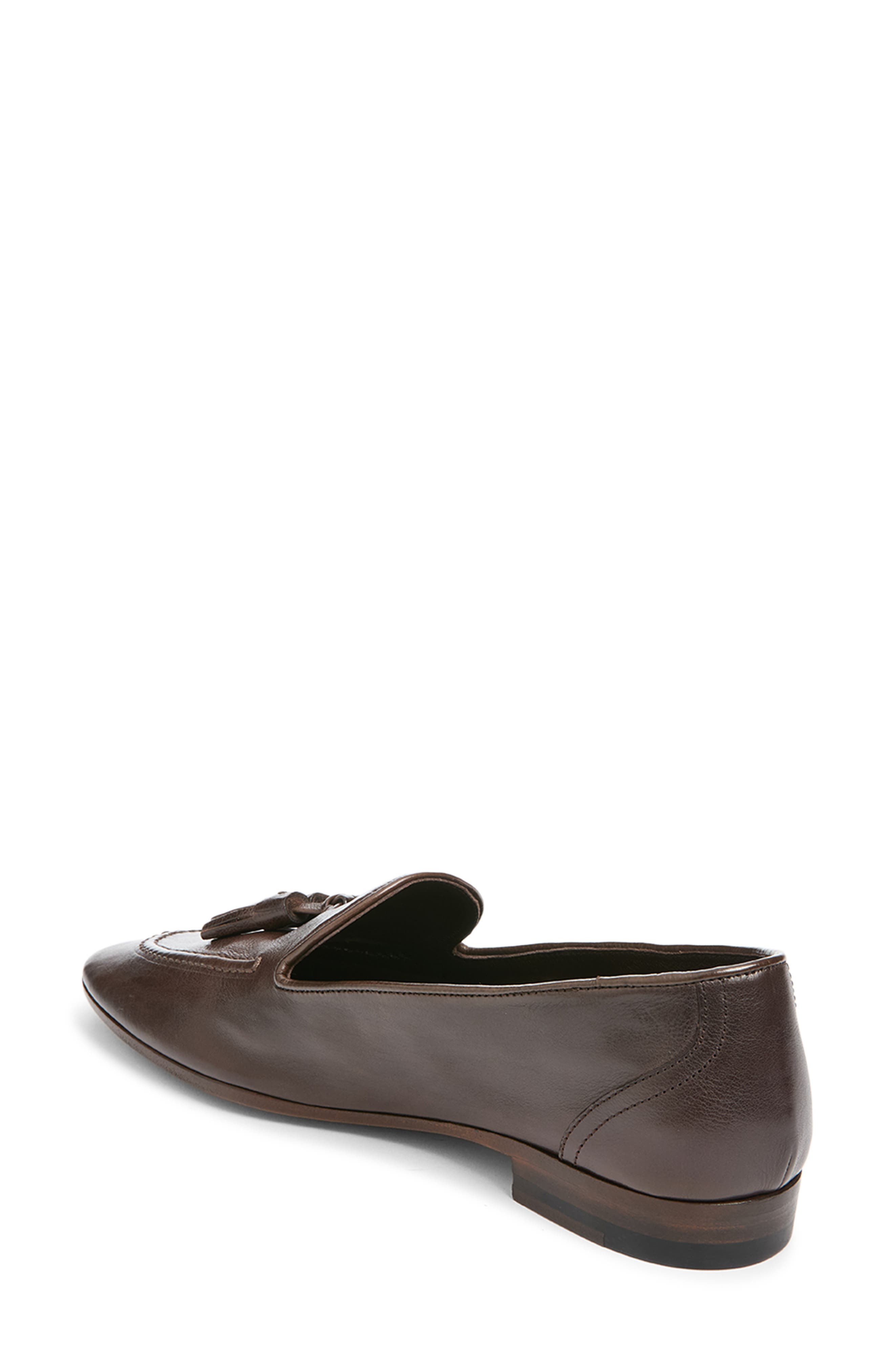 Caden Leather Loafer, Alternate, color, DEEP BROWN