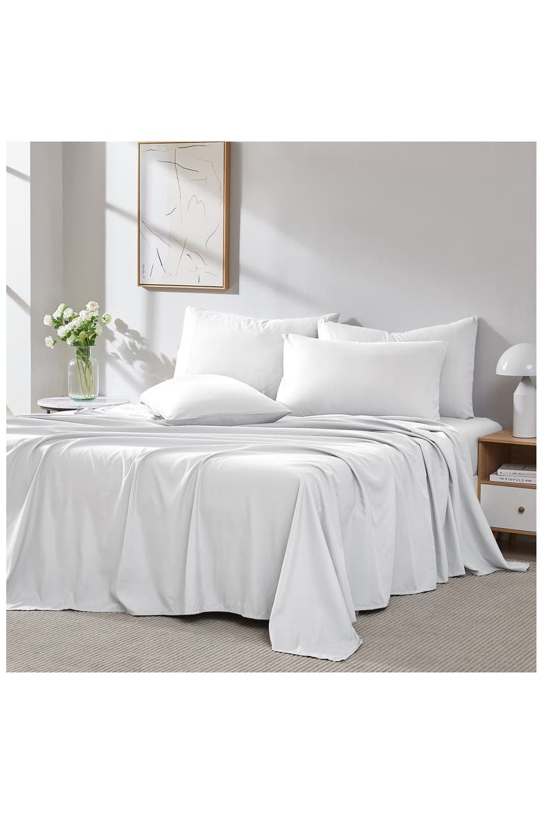 4 Piece Pillow Case Set, Alternate, color, WHITE