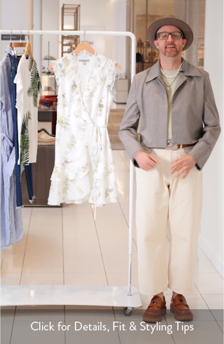 Ari Floral Print Wrap Dress, sales video thumbnail