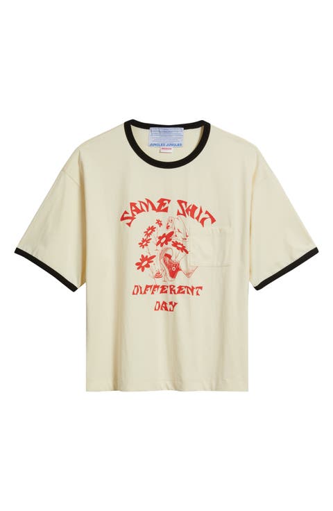 Same Cotton Graphic T-Shirt