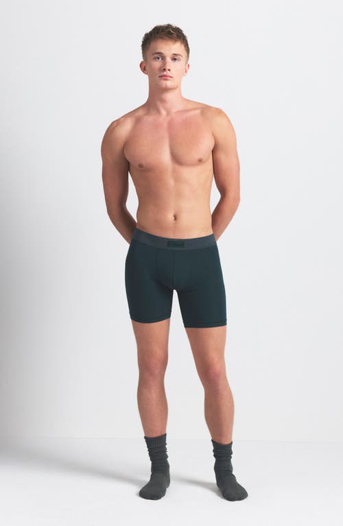 Skims 3-pack 5-inch Stretch Cotton & Modal Boxer Briefs In White