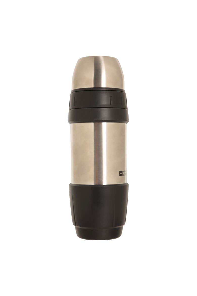 Double-Walled Flask & Cup Set, Alternate, color, Silver