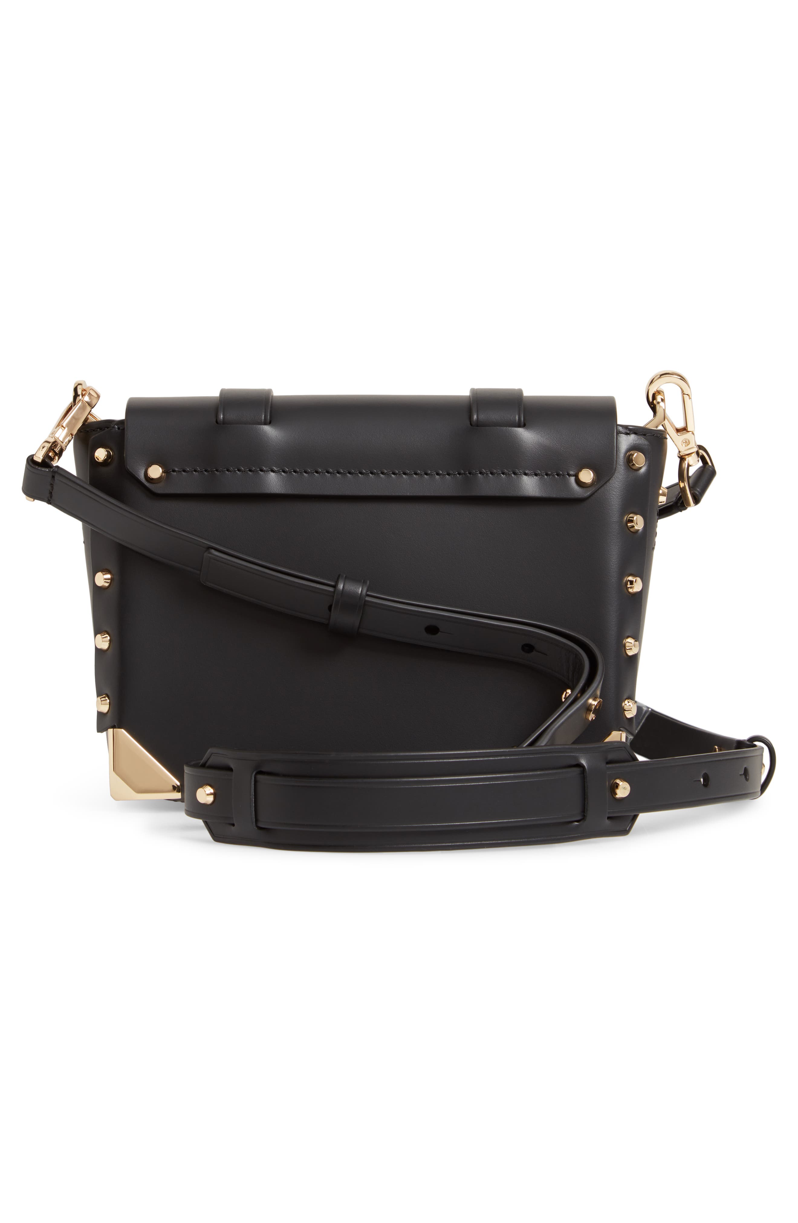 MICHAEL Michael Kors Small Manhattan Leather Crossbody Bag, Alternate, color, 