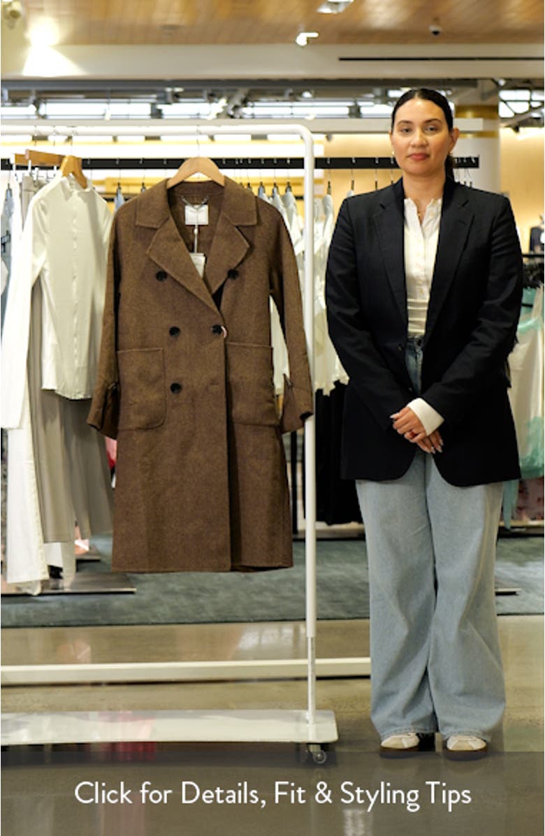 Rumour Has It Oversized Wool Blend Coat, sales video thumbnail