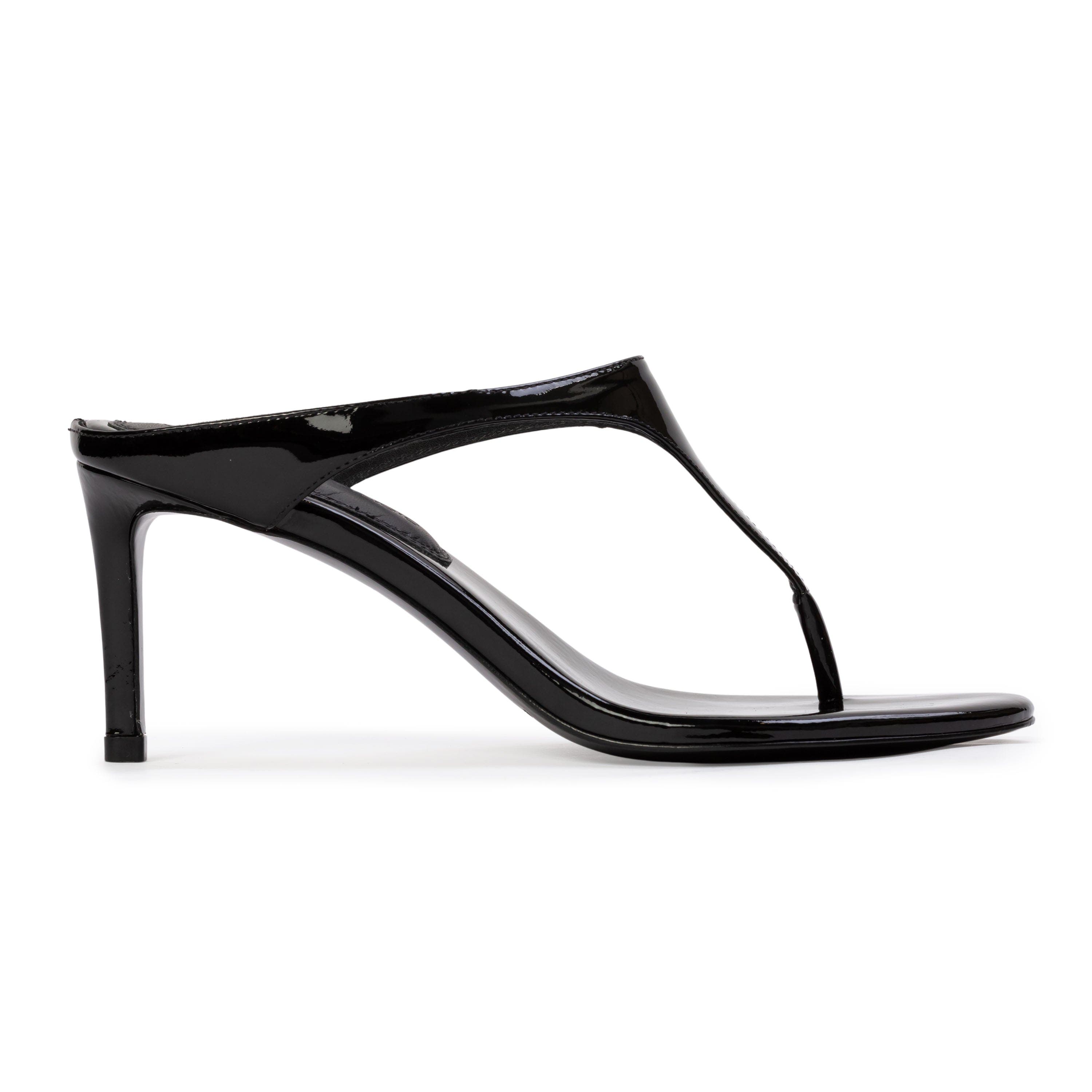 BLACK SUEDE STUDIO Laurel 65 Patent Mule, Main, color, Black Patent Leather
