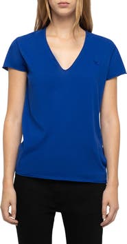 Zadig & Voltaire Story Fishnet Stars Cotton Tee