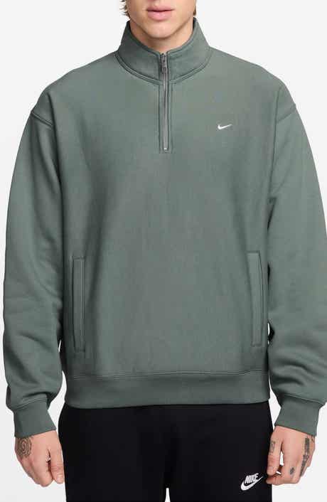 Nike Solo Swoosh Fleece Quarter Zip Pullover
