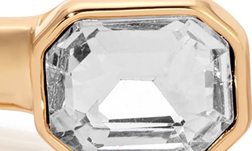 Ettika Deco Crystal Hinge Bracelet In Gold