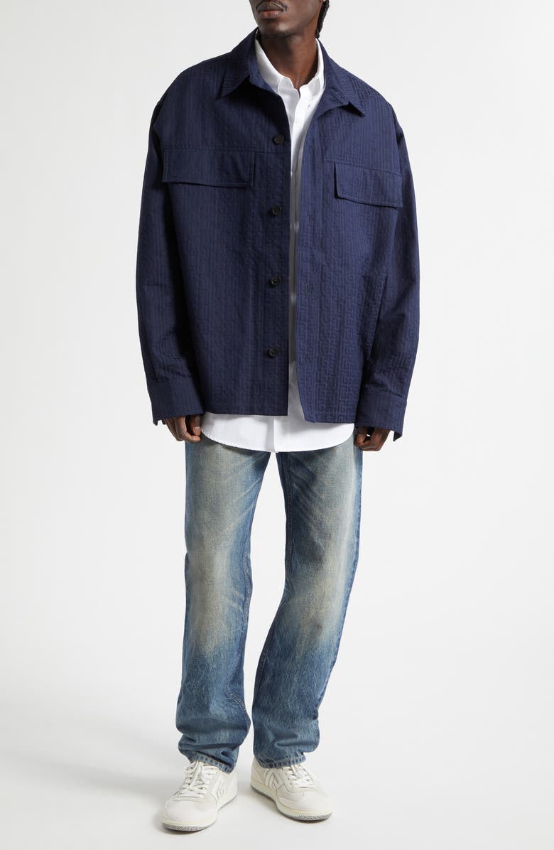 Balmain Slim Straight Leg Jeans, Alternate, color, 6Aw Blue