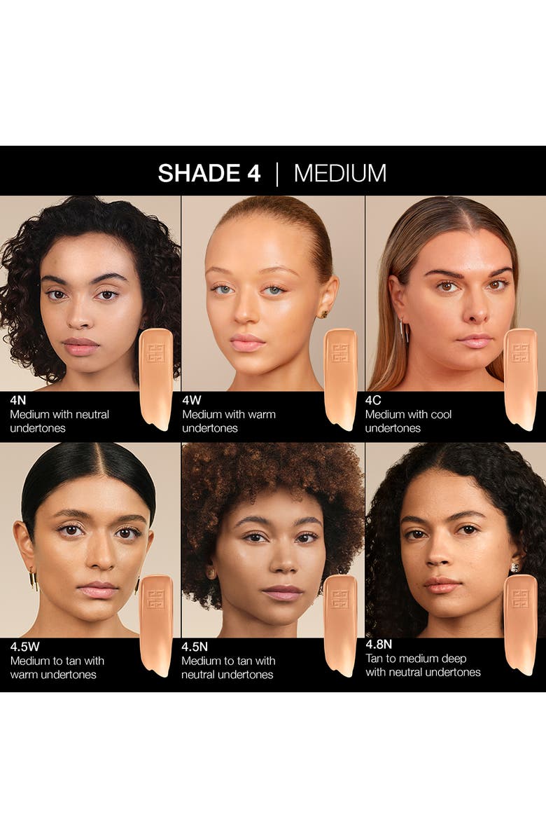 Givenchy Prisme Libre Glow Serum Blurring & Hydrating Foundation, Alternate, color, 4N