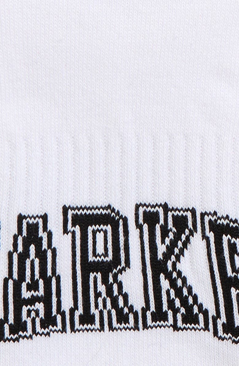 MARKET Phone Cotton Blend Crew Socks, Alternate, color, White