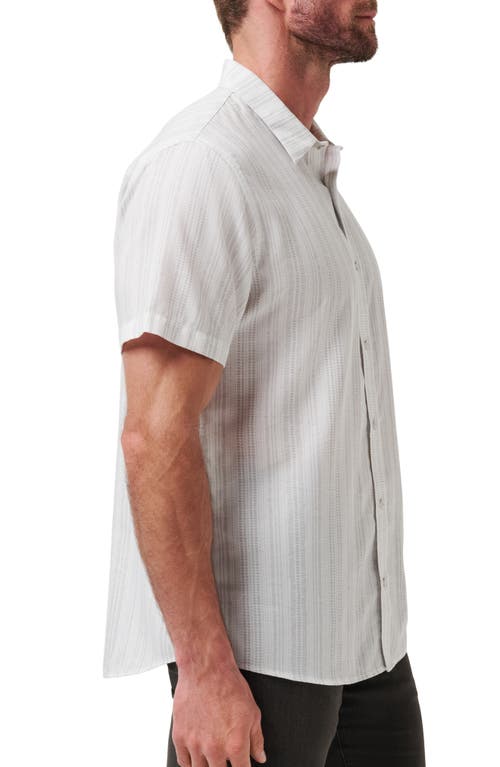 Travismathew Meant For More Short Sleeve Button-up Shirt In White