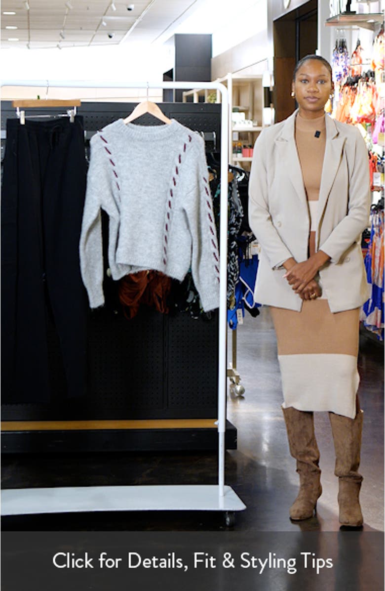 Ilina Oversize Mélange Sweater, sales video thumbnail