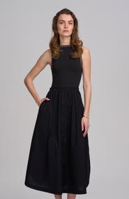 ELLE Collection Mix Media Tank Dress