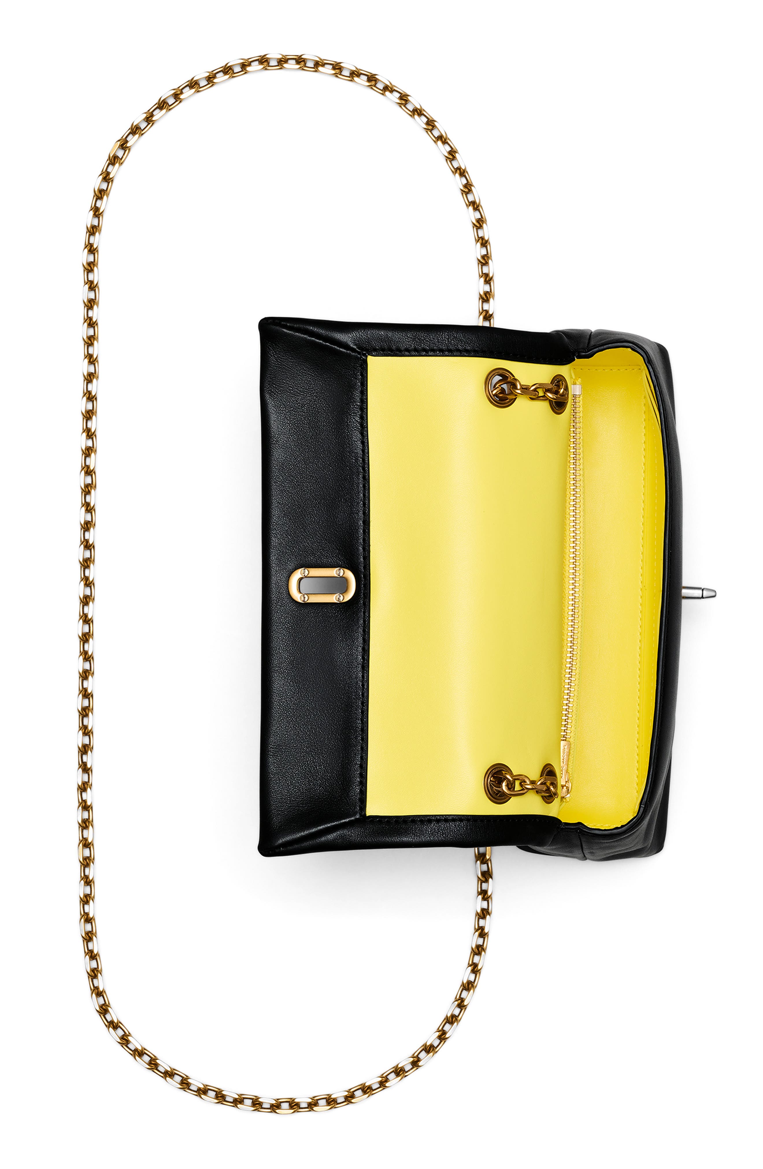 Marc Jacobs The Dual Chain Strap Mini Bag, Alternate, color, Black