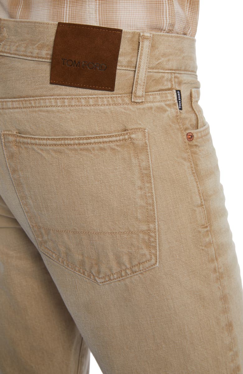 TOM FORD Slim Fit Jeans, Alternate, color, Dark Sand