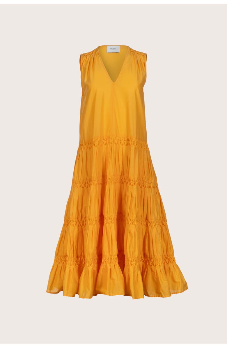 Merlette Wallis Smocked Dress, Alternate, color, Marigold
